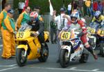 Alan Marshall (number 39) at Start Line, Douglas.