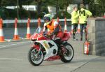 Keith Stewart during practice, leaving the Grandstand.