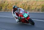 Geoff Martin at Signpost Corner, Onchan.