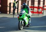 Carl Rennie at the TT Grandstand, Douglas.