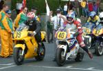 Robert McCrum (number 40) at Start Line, Douglas.