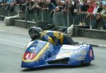 Dan Clark/Nigel Mayers at Parliament Square, Ramsey.