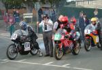 Scott Shimmin (62) during practice, leaving the Grandstand, Douglas.