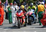 Les Shand leaving the Start Line, Douglas.