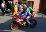 Emmanuel Cheron at the TT Grandstand, Douglas.