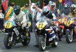 Steven Hayhurst (number 22) at Start Line, Douglas.