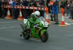 Mark Parrett leaving Start Line, Douglas.