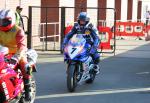 Adrian Archibald at the TT Grandstand, Douglas.