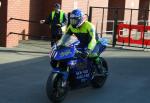 Paul Duckett at the TT Grandstand, Douglas.