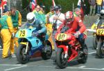 Steve Gilbert (number 80) at Start Line, Douglas.