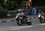 Steve Hodgson approaching Quarterbridge, Douglas.