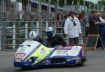 Michael Stewart/Andrew Baxter at the TT Grandstand, Douglas.