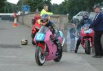 Eleanor Forrest at the Practice Start Line, Douglas.