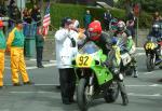 Neal Champion (92) at the Start Line, Douglas.