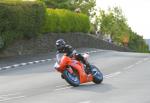 Ian Armstrong at Signpost Corner, Onchan.