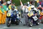 Gary Fenwick (number 42) at Start Line, Douglas.