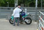 Andrew Jackson at the TT Grandstand, Douglas.