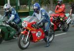 Andy Reynolds at the Practice Start Line, Douglas.