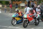 Mick Jackson (97) during practice, leaving the Grandstand, Douglas.