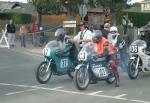 Geoff Bates (37) leaving the Practice Start Line, Douglas.