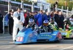 Neil Kelly/Jason O'Connor at the TT Grandstand, Douglas.