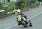 John Burrows approaching Sulby Bridge.