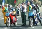 Gordon Powell (number 73) at Start Line, Douglas.