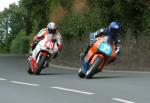 Steve Kuenne (number 35) on Bray Hill, Douglas.