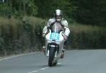 Colin Salter approaching Governor's Bridge, Douglas.