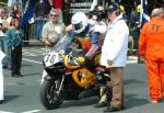 David Castle at Start Line, Douglas.