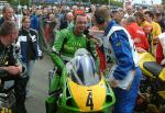 Alan Jackson after the Senior Manx Grand Prix 2004.