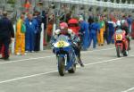 Andy Lovett in the pits, Douglas.