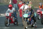 Mark Castle (number 56) at Start Line, Douglas.