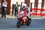 Tim Maher at the TT Grandstand, Douglas.