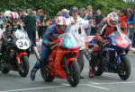 Victor Gilmore at the TT Grandstand.