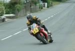 Ian Smith approaching Sulby Bridge.