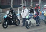 Neil Chadwick (25) at the Practice Start Line, Douglas.