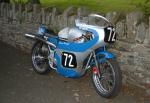 Bernie Wright's motorbike parked near the Grandstand, Douglas.