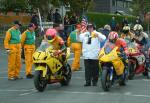 Davy Morgan (7) at the Start Line, Douglas.