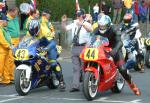 Matt Bailey (number 44) at Start Line, Douglas.