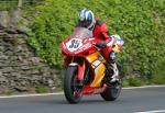 Philip Stewart leaving Tower Bends, Ramsey.