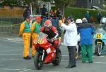 Rob Colvin at the Start Line, Douglas.