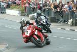 John McGuinness at Parliament Square, Ramsey.