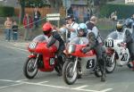 Tony Myers (5) during practice, leaving the Grandstand, Douglas.