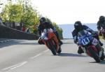 Ian Armstrong at Signpost Corner, Onchan.