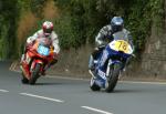 Billy Hughes (number 78) on Bray Hill, Douglas.