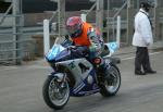 Simon Fulton at the Practice Start Line, Douglas.