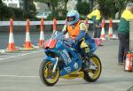 Barry Maguire during practice, leaving the Grandstand, Douglas.