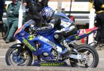 Jim Hodson leaving the pits, Douglas.