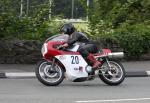 Mark Herbertson approaching Quarterbridge, Douglas.